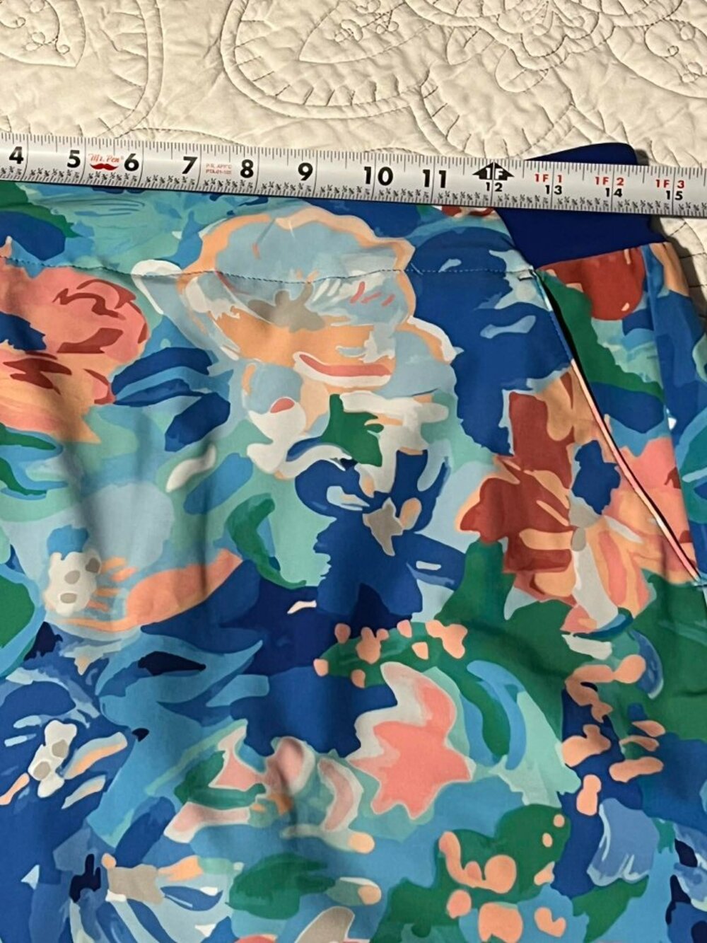NWT Walter Hagen Pull-On Skort Blue Gouache Floral Size S - Picture 5 of 10